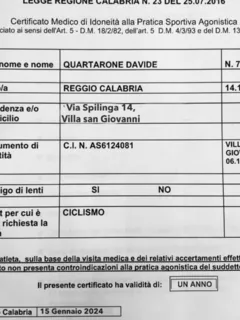 QUARTARONE DAVIDE