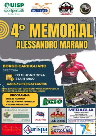 4° Memorial Alessandro Marano
